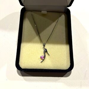 Stiletto charm & chain Kay jewelers never worn